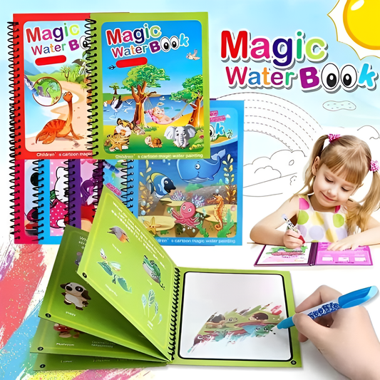 Magic Water Book Painting Drawing Coloring Board Book Magic Water Pen