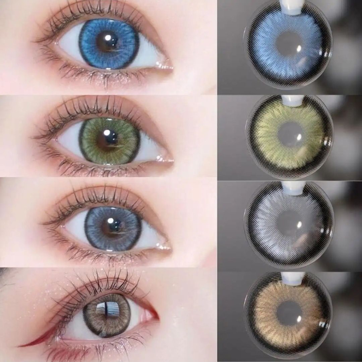 Soft Color Contact Lenses with kit - fashion cosmetic lenses
